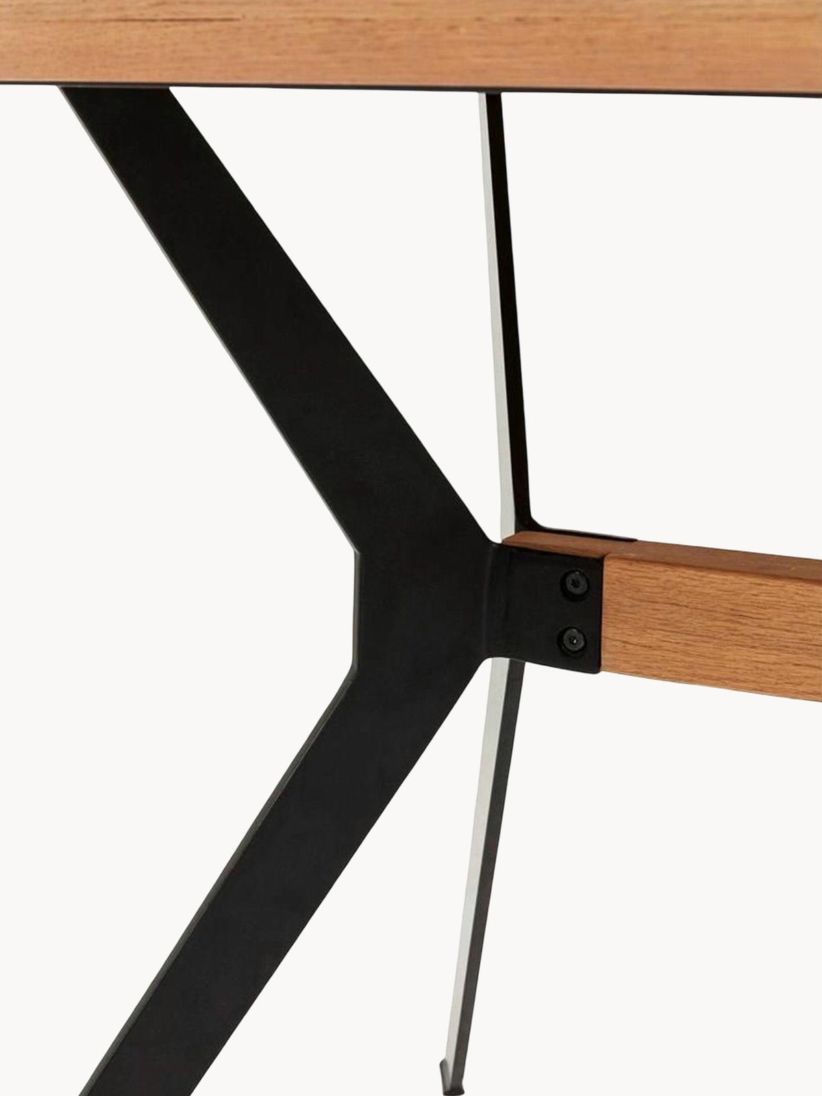 Table en chêne massif Downtown, tailles variées, larg. 220 x prof. 100 cm