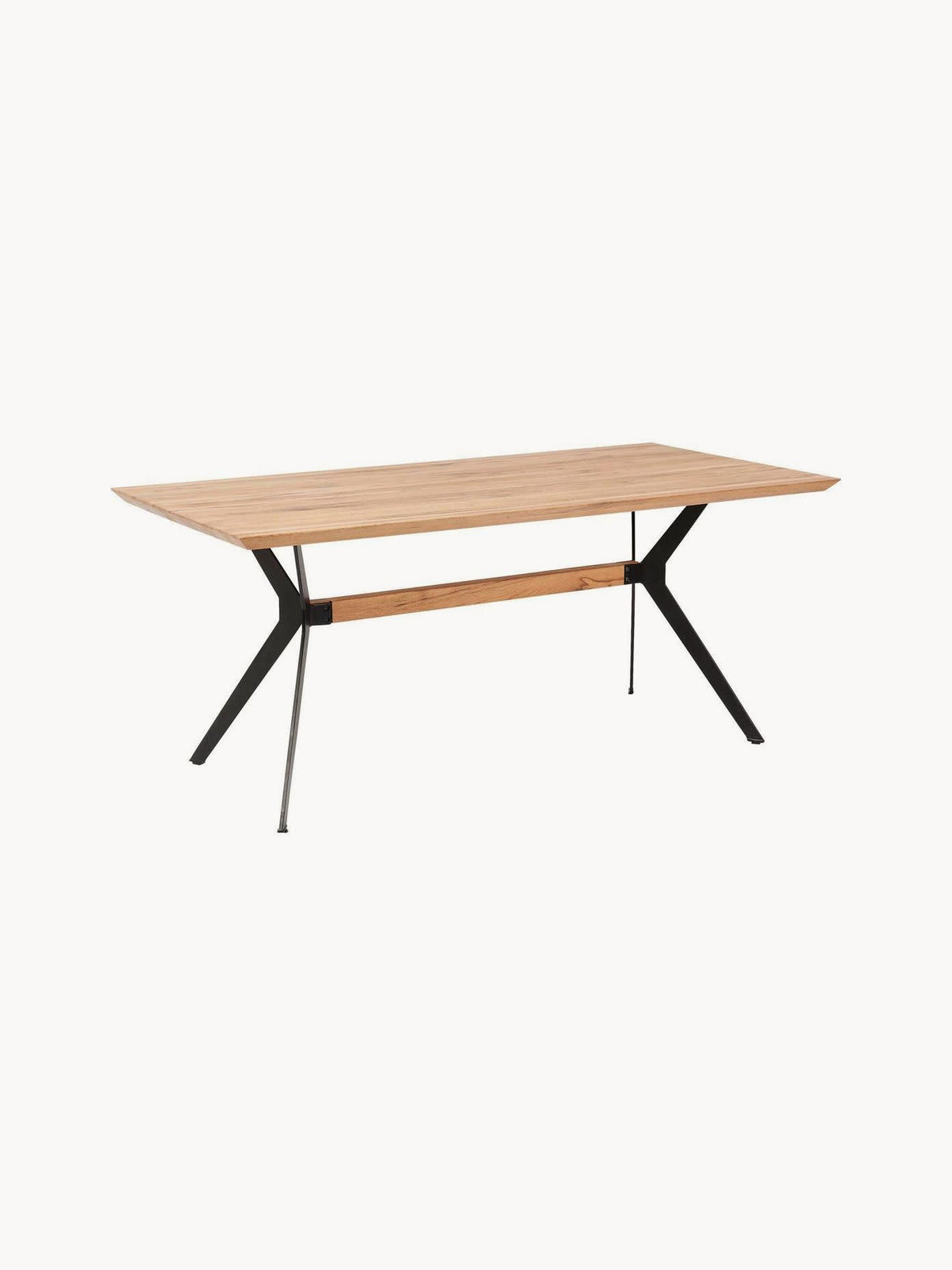Table en chêne massif Downtown, tailles variées, larg. 220 x prof. 100 cm