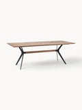 Table en chêne massif Downtown, tailles variées, larg. 220 x prof. 100 cm
