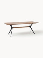 Table en chêne massif Downtown, tailles variées, larg. 220 x prof. 100 cm