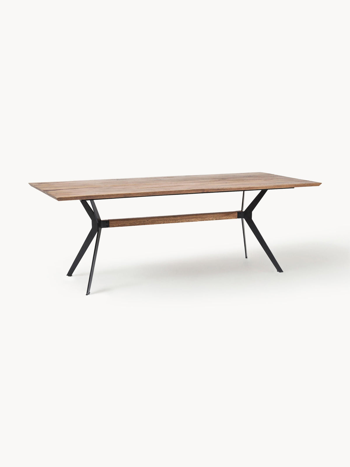 Table en chêne massif Downtown, tailles variées, larg. 220 x prof. 100 cm