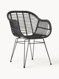 Chaises en polyrotin Costa, 2 pièces, larg. 59 x prof. 58 cm