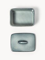 Beurrier artisanal Nordic Sea, larg. 15 x prof. 12 cm