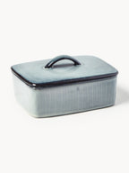 Beurrier artisanal Nordic Sea, larg. 15 x prof. 12 cm