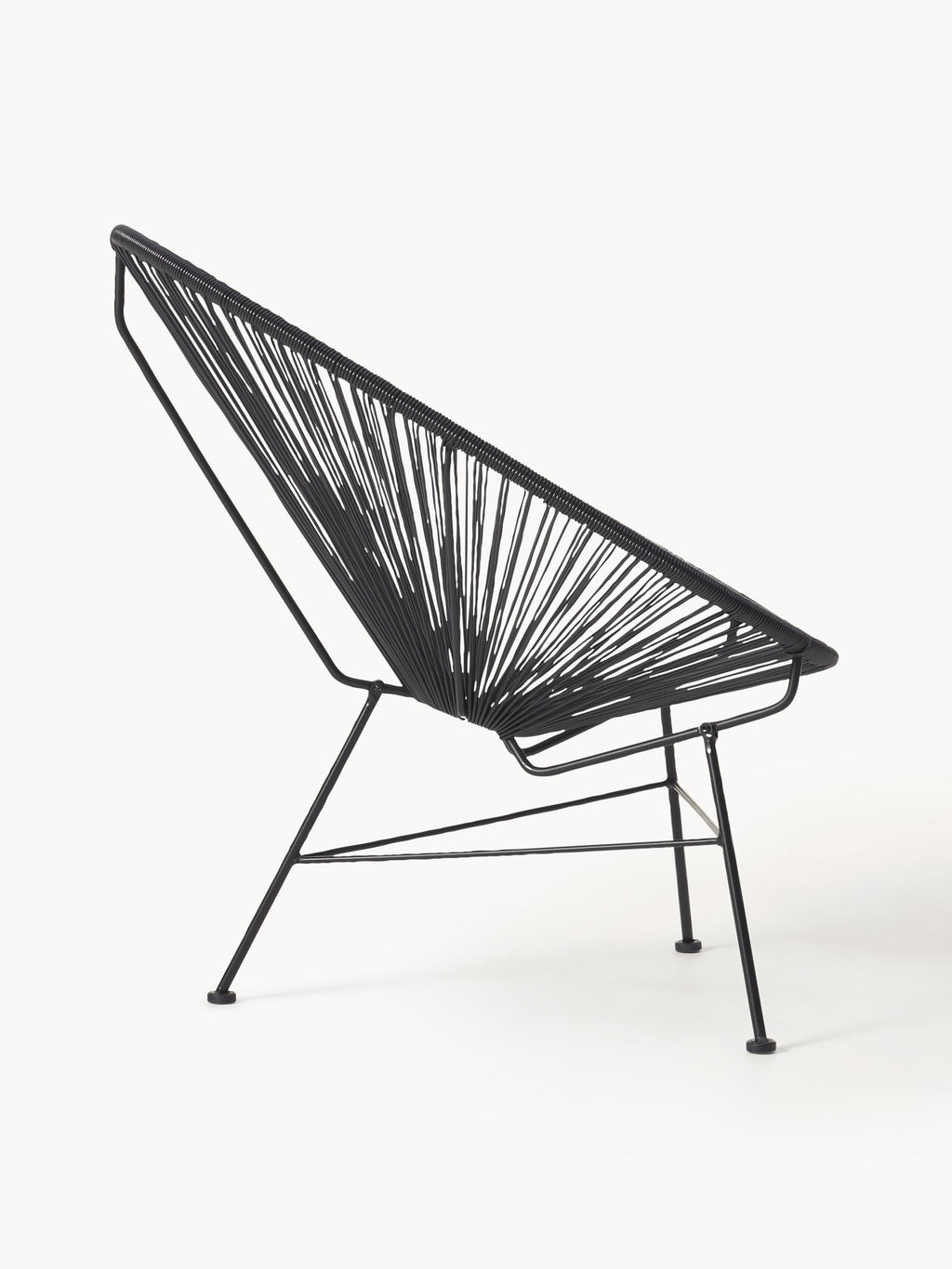 Fauteuil acapulco en plastique tressé Bahia, larg. 81 x prof. 73 cm