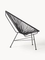 Fauteuil acapulco en plastique tressé Bahia, larg. 81 x prof. 73 cm