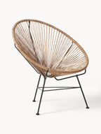 Fauteuil acapulco en plastique tressé Bahia, larg. 81 x prof. 73 cm