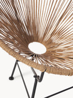 Fauteuil acapulco en plastique tressé Bahia, larg. 81 x prof. 73 cm