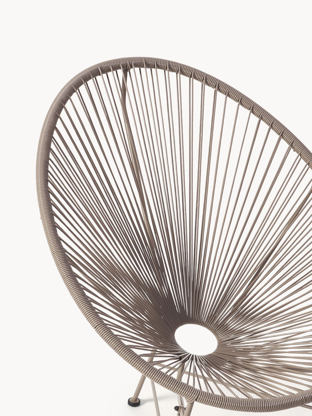 Fauteuil acapulco en plastique tressé Bahia, larg. 81 x prof. 73 cm