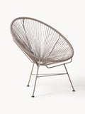 Fauteuil acapulco en plastique tressé Bahia, larg. 81 x prof. 73 cm