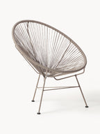 Fauteuil acapulco en plastique tressé Bahia, larg. 81 x prof. 73 cm