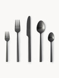 Ménagère brossée Shine, tailles variées, 4 personnes (20 pièces)