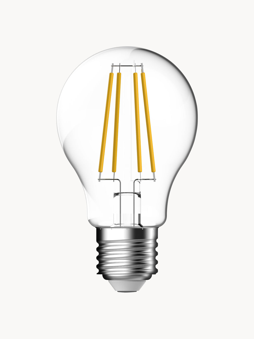Ampoule E27, intensité variable, blanc chaud, 4,8 W, 6 pièces, Ø 5 x haut. 8 cm