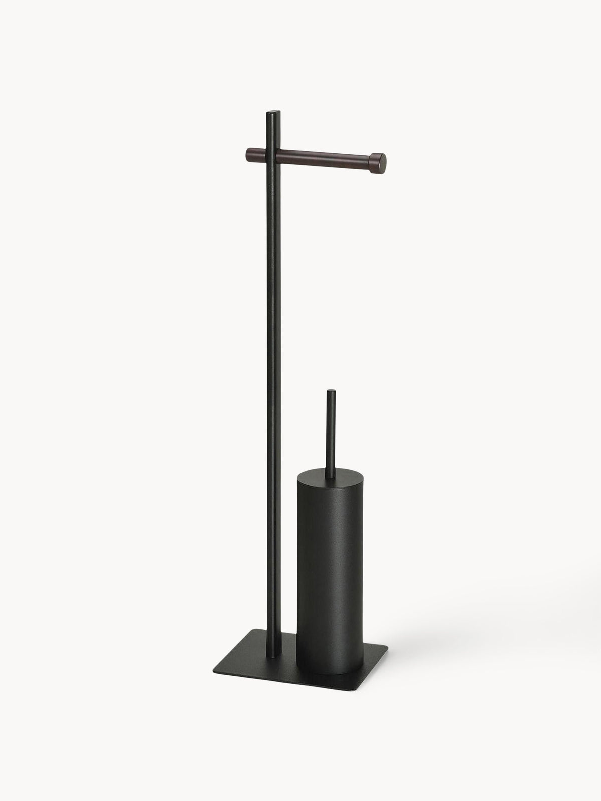 Porte-rouleaux WC avec brosse de toilette Deptford, larg. 23 x haut. 73cm
