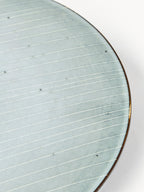 Présentoir à gâteau fait main Nordic Sea, Ø 30 x haut. 10 cm