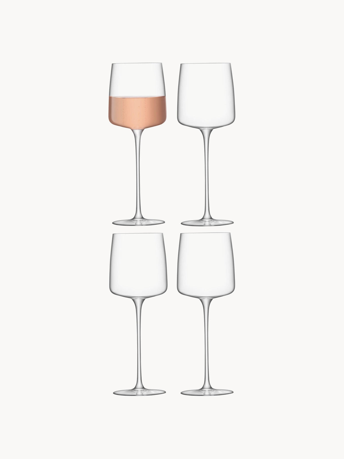 Verres à vin blanc Metropolitan, 4 pièces, Ø 8 x haut. 22 cm, 350 ml