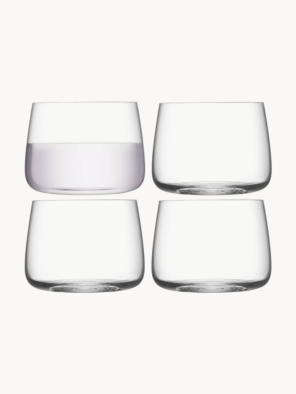 Verres à eau Metropolitan, 4 pièces, Ø 9 x haut. 7 cm, 360 ml