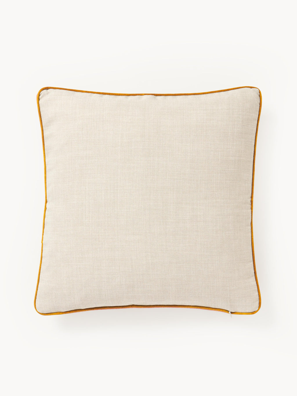 Housse de coussin avec passepoil bicolore Cressida, 45 x 45 cm