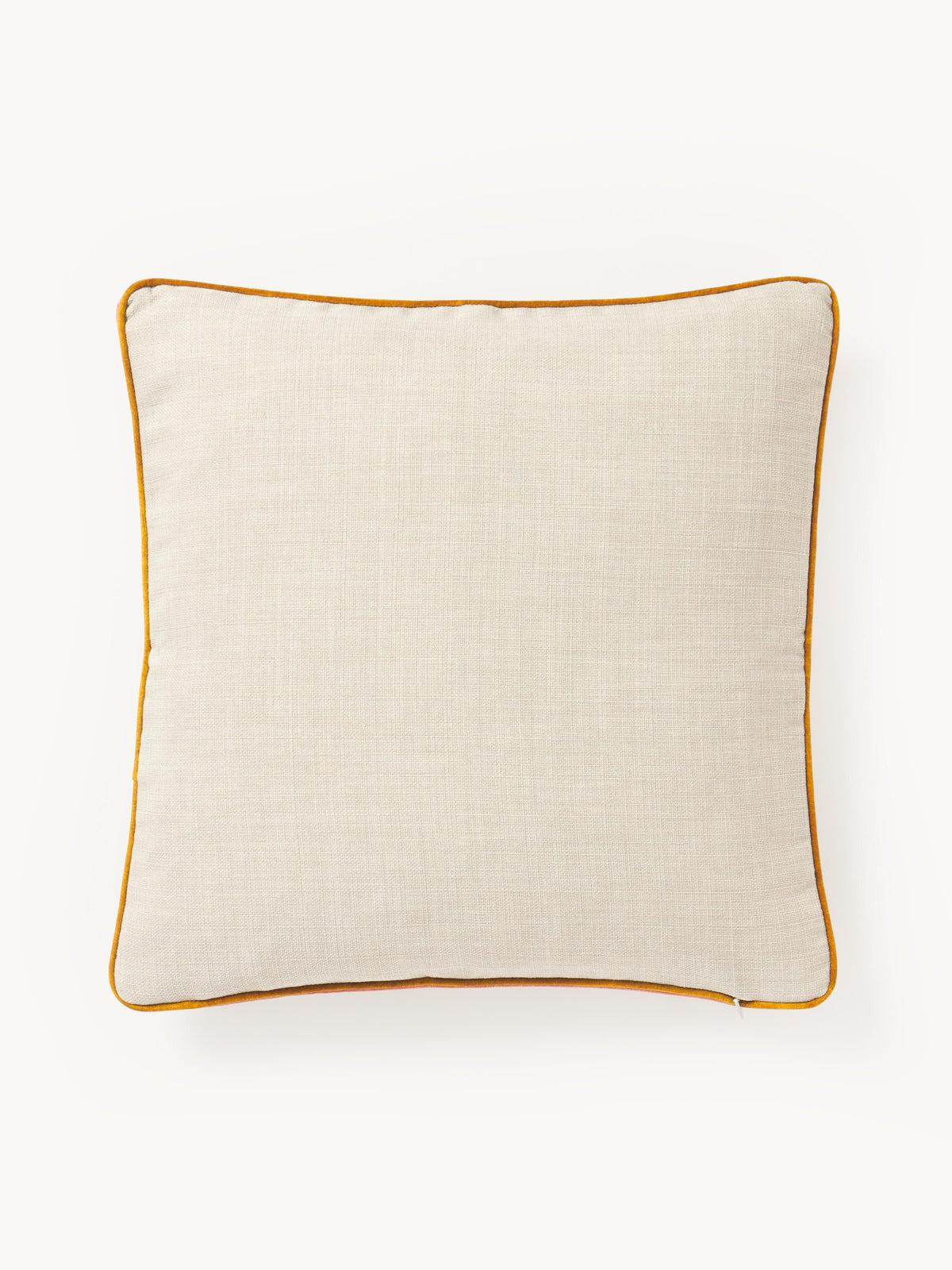 Housse de coussin avec passepoil bicolore Cressida, 45 x 45 cm