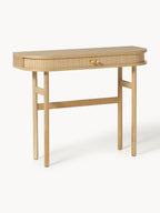 Console à façade cannelée Calary, larg. 100 x long. 80 cm