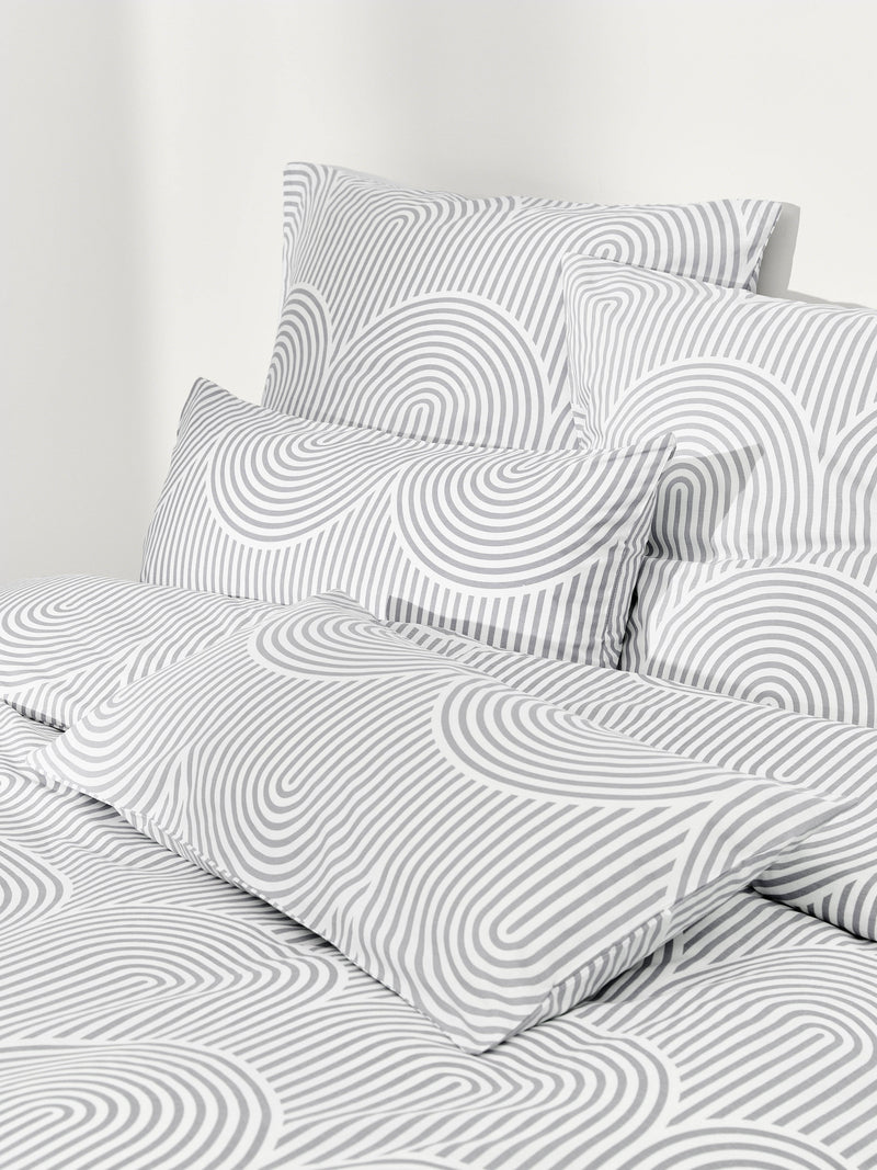 Housse de couette en coton Arcs, 140 x 200 cm