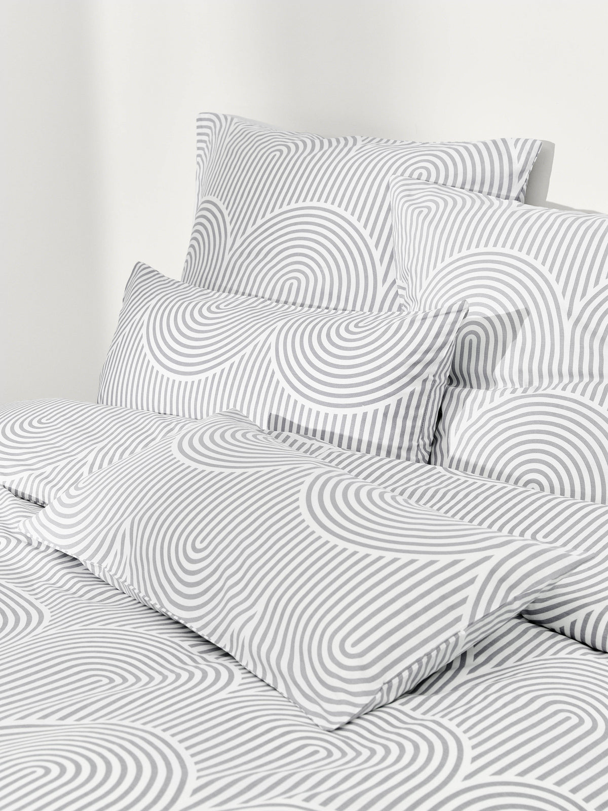 Housse de couette en coton Arcs, 140 x 200 cm