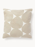 Housse de coussin brodée Bardia, 45 x 45 cm