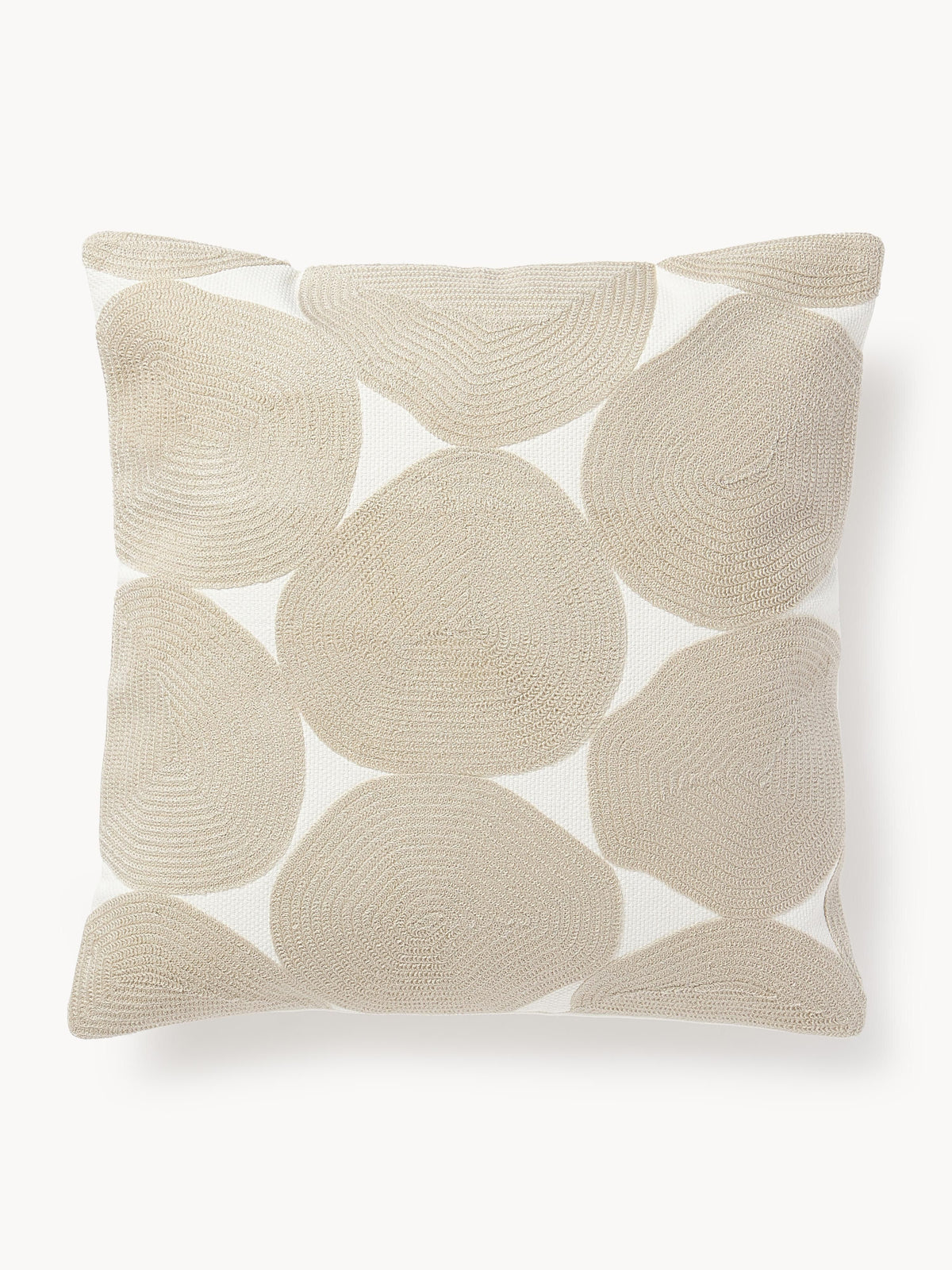 Housse de coussin brodée Bardia, 45 x 45 cm
