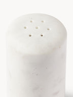 Salière et poivrière en marbre Agata, 2 pièces, Ø 5 x haut. 10 cm