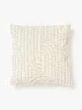 Housse de coussin en coton Bell, 45 x 45 cm