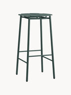 Tabouret de bar de jardin en métal Novo, Ø 24 cm