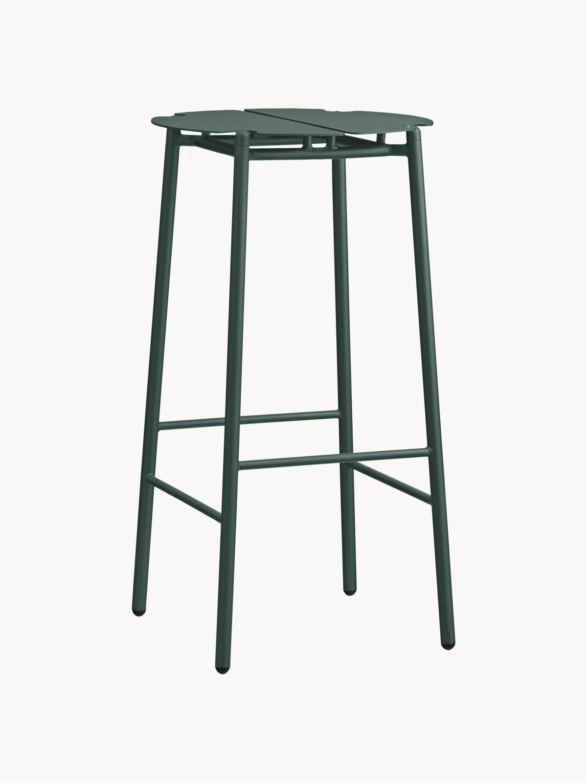 Tabouret de bar de jardin en métal Novo, Ø 24 cm