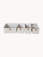 Boîtes de rangement Premium, 5 pièces, Différentes tailles
