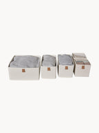 Boîtes de rangement Premium, 5 pièces, Différentes tailles