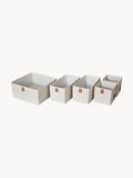 Boîtes de rangement Premium, 5 pièces, Différentes tailles