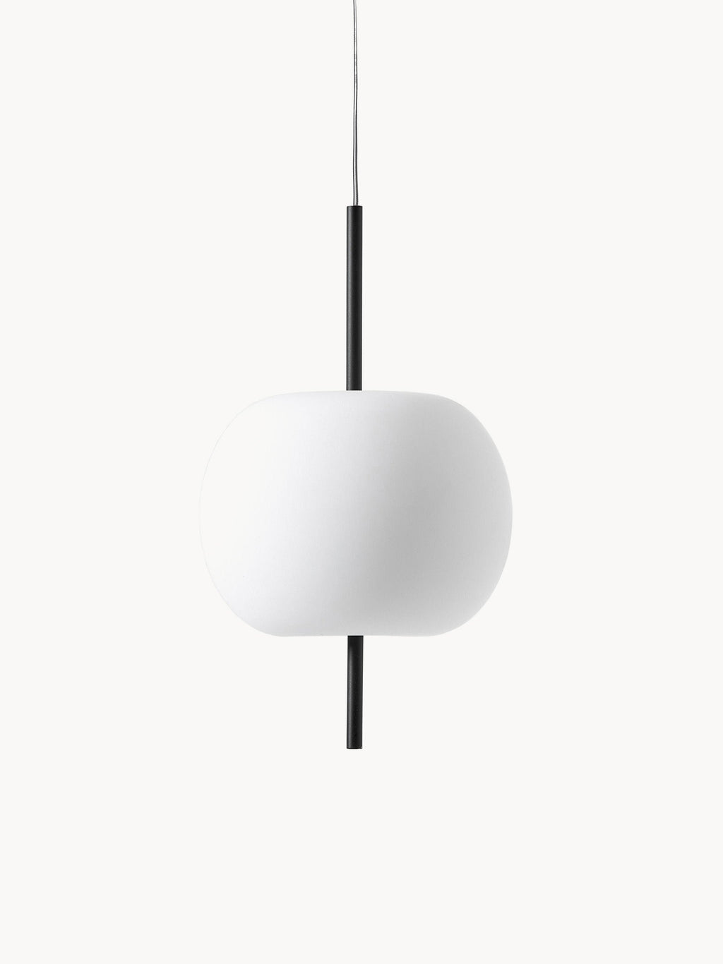Plafonnier soufflé bouche Kushi, intensité ajustable, Ø 16 x haut. 16 cm