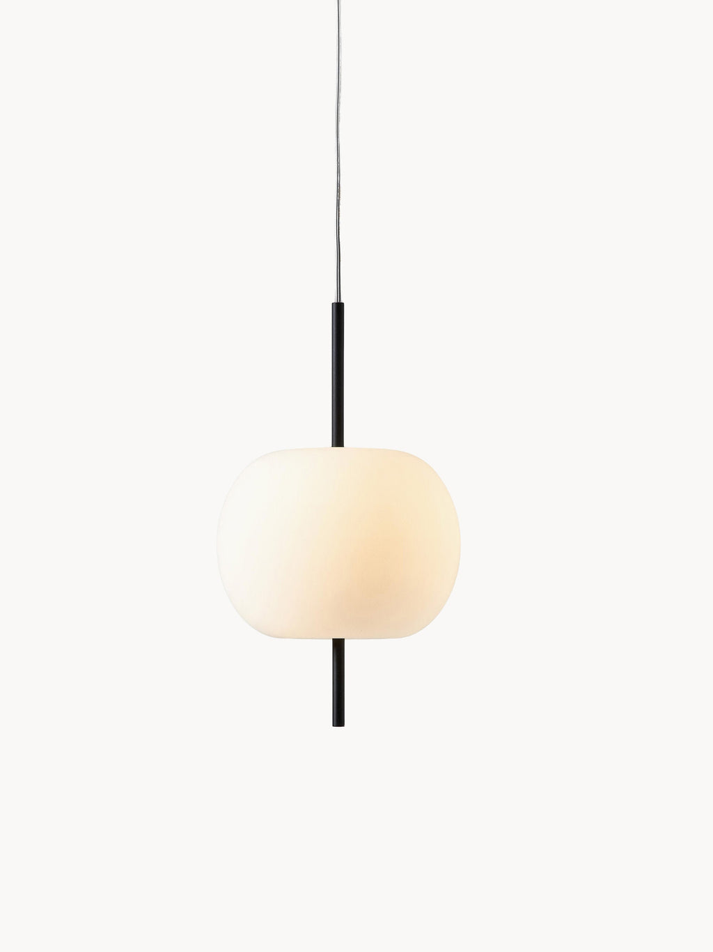 Suspension soufflée bouche Kushi, intensité ajustable, Ø 16 x haut. 26 cm