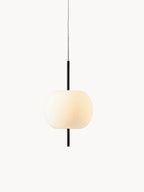 Suspension soufflée bouche Kushi, intensité ajustable, Ø 16 x haut. 26 cm