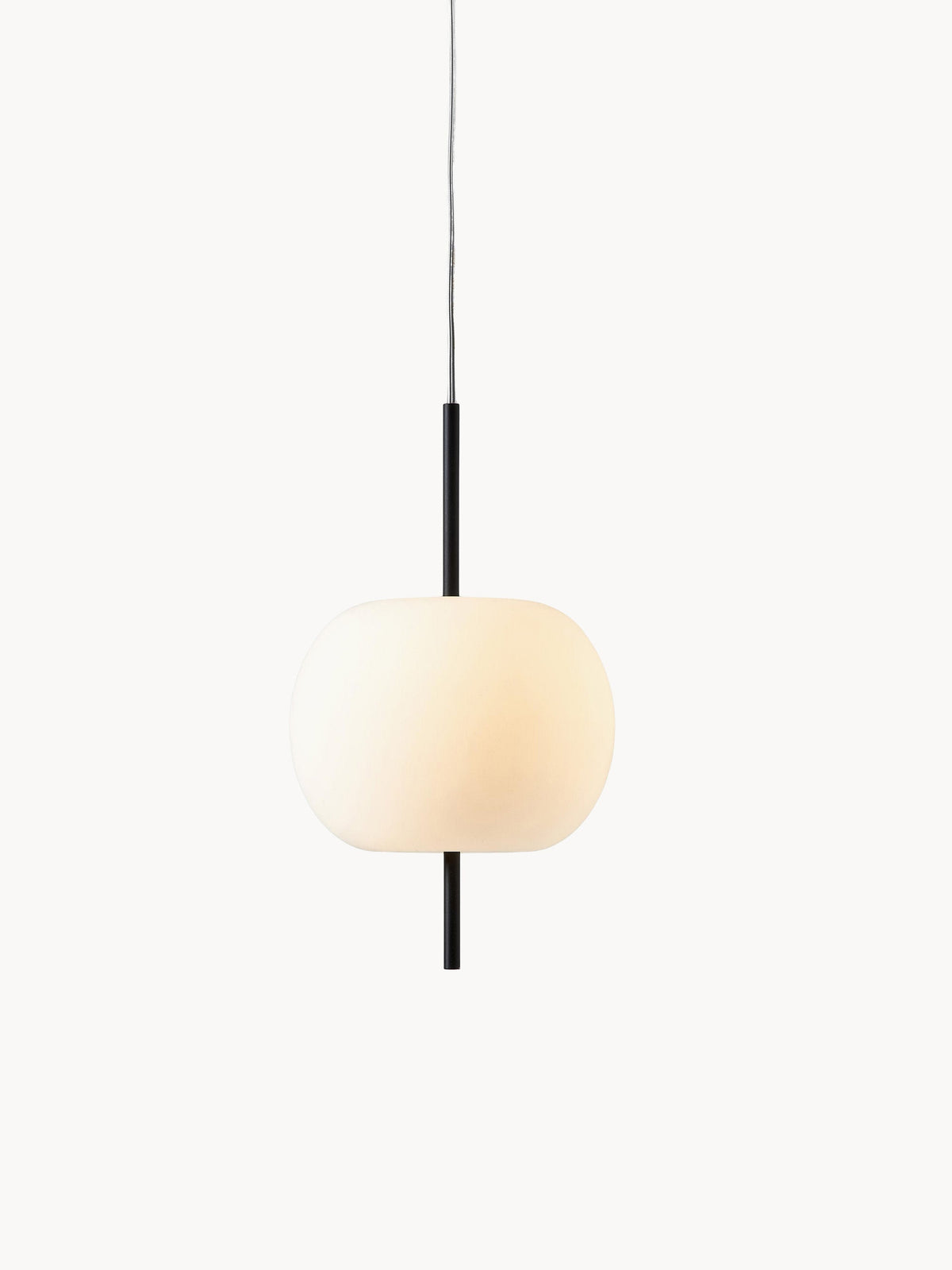 Suspension soufflée bouche Kushi, intensité ajustable, Ø 16 x haut. 26 cm