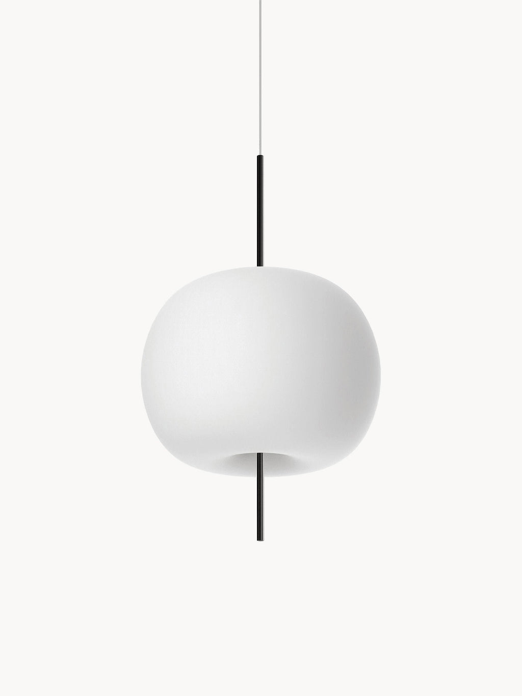 Suspension soufflée bouche Kushi, intensité ajustable, Ø 16 x haut. 26 cm