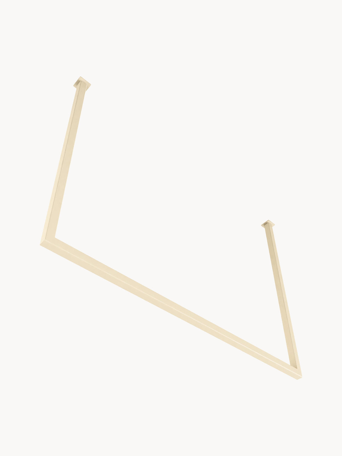 Tringle à vêtements en métal Rubi, larg. 80 x haut. 60 cm
