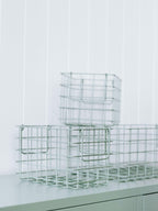 Bacs de rangement en métal The Baskets, 3 pièces, Différentes tailles