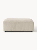 Pouf XL en velours côtelé Melva, larg. 116 x prof. 72 cm, larg. 116 x prof. 72 cm