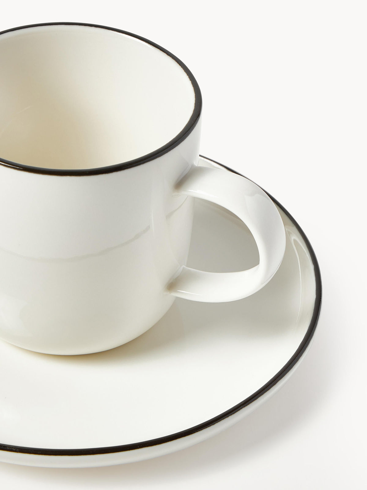 Tasses à café en porcelaine Facile, 2 pièces, Ø 8 x haut. 8 cm, 270 ml