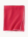 Nappe en lin avec passepoil Kennedy, 8-10 personnes (long. 320 x larg. 140 cm)