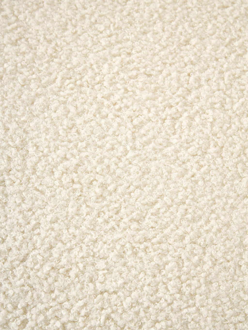 Fauteuil en tissu peluche Sofia, larg. 97 x prof. 90 cm