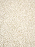 Fauteuil en tissu peluche Sofia, larg. 97 x prof. 90 cm