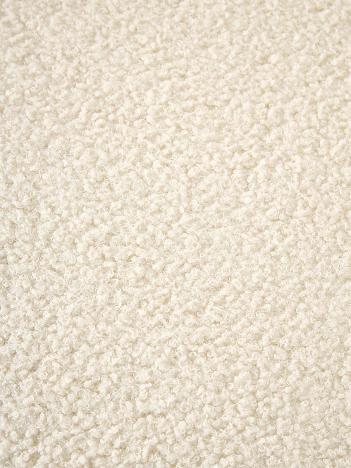 Fauteuil en tissu peluche Sofia, larg. 97 x prof. 90 cm