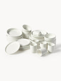 Service de table en porcelaine Nessa, 6 personnes (30 pièces), 6 personnes (30 pièces)