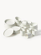 Service de table en porcelaine Nessa, 6 personnes (30 pièces), 6 personnes (30 pièces)